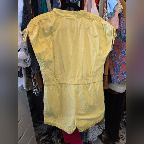 Vintage Lolita Yellow Short-Sleeve Romper - Picture 5 of 5